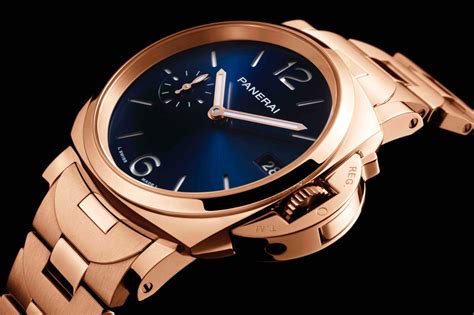 panerai solid gold watch|Panerai watch value.